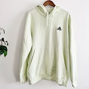 Pastel lime Adidas hoodie XXL
